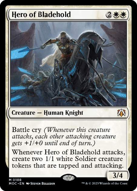 【ENG】《刃砦の英雄/Hero of Bladehold》[MOC]