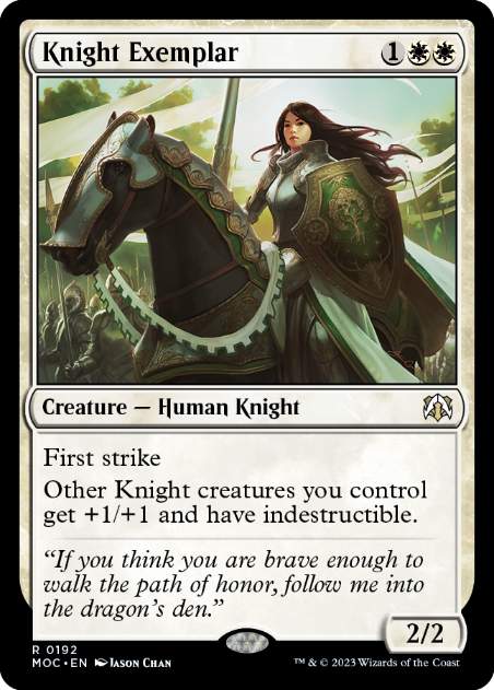【ENG】《模範の騎士/Knight Exemplar》[MOC]