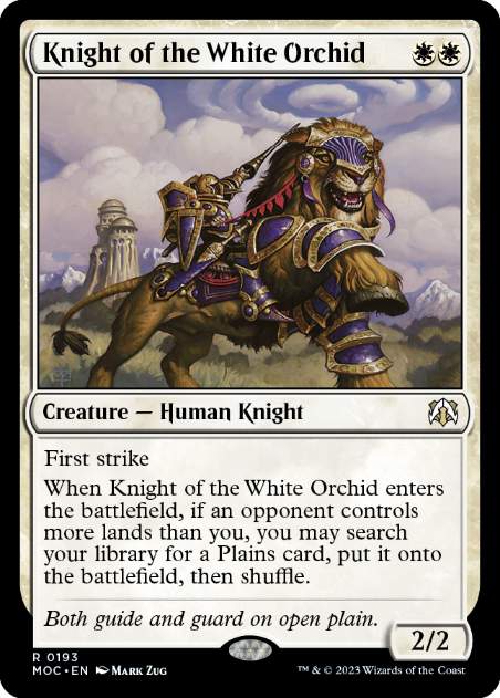 【ENG】《白蘭の騎士/Knight of the White Orchid》[MOC]