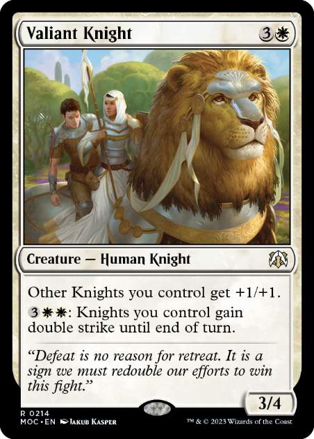 【ENG】《勇敢な騎士/Valiant Knight》[MOC]