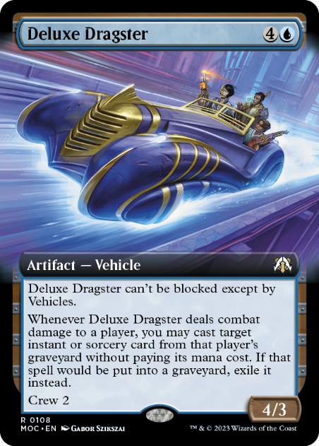 【ENG】■拡張アート■《高級競走車/Deluxe Dragster》[MOC]