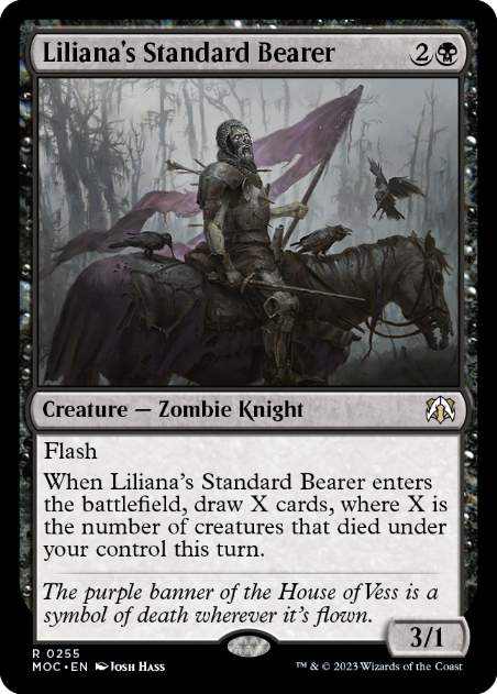 【ENG】《リリアナの軍旗手/Liliana's Standard Bearer》[MOC]