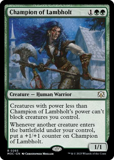 【ENG】《ラムホルトの勇者/Champion of Lambholt》[MOC]