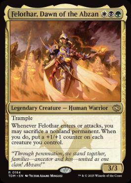 【ENG】《アブザンの夜明け、フェロザー/Felothar, Dawn of the Abzan》[TDM]