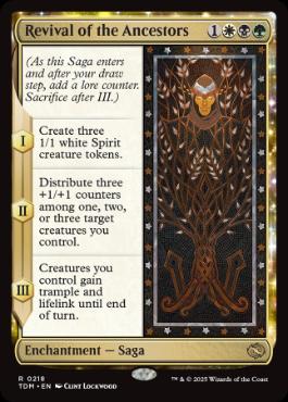 【ENG】【Foil】《祖先たちの蘇生/Revival of the Ancestors》[TDM]