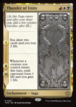 【ENG】【Foil】《統一の雷鳴/Thunder of Unity》[TDM]