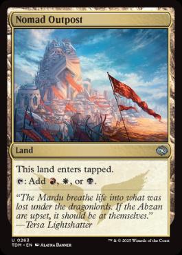 【ENG】【Foil】《遊牧民の前哨地/Nomad Outpost》[TDM]