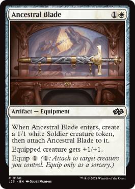 【ENG】《祖先の刃/Ancestral Blade》[J25]