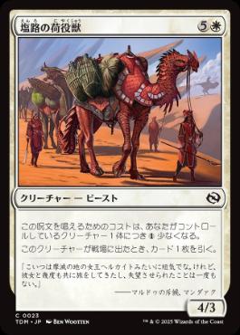 【JPN】《塩路の荷役獣/Salt Road Packbeast》[TDM]