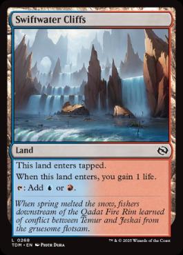 【ENG】【Foil】《急流の崖/Swiftwater Cliffs》[TDM]
