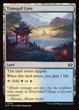 【ENG】【Foil】《平穏な入り江/Tranquil Cove》[TDM]