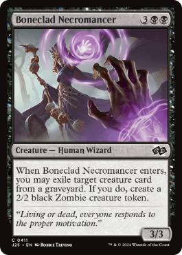 【ENG】《骨まといの屍術師/Boneclad Necromancer》[J25]