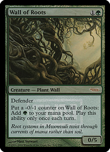 【ENG】【Foil】《根の壁/Wall of Roots》[FNM]