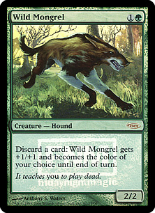 【ENG】【Foil】《野生の雑種犬/Wild Mongrel》[FNM]