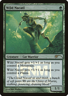 【ENG】【Foil】《野生のナカティル/Wild Nacatl》[FNM]