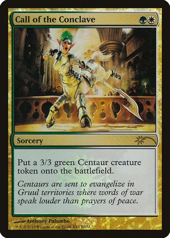 【ENG】【Foil】《議事会の招集/Call of the Conclave》[FNM]