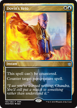 【ENG】【Foil】《ドビンの拒否権/Dovin's Veto》[FNM]