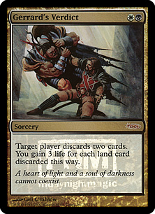 【ENG】【Foil】《ジェラードの評決/Gerrard's Verdict》[FNM]