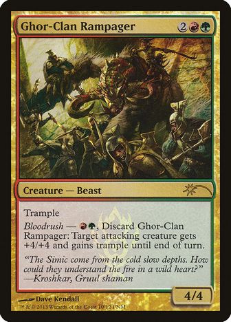 【ENG】【Foil】《ゴーア族の暴行者/Ghor-Clan Rampager》[FNM]