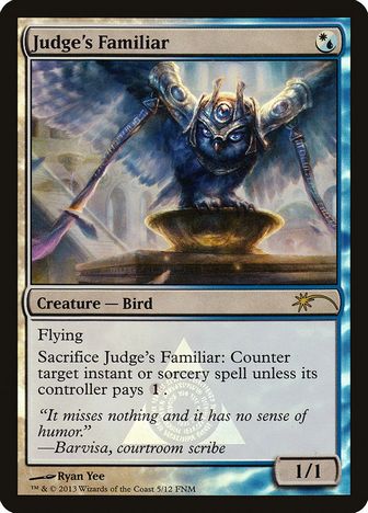 【ENG】【Foil】《審判官の使い魔/Judge's Familiar》[FNM]