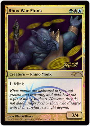 【ENG】【Foil】《ロウクスの戦修道士/Rhox War Monk》[FNM]