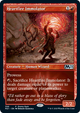 【ENG】■プロモパック■《心火の供犠者/Heartfire Immolator》[M21]
