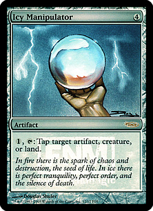 【ENG】【Foil】《氷の干渉器/Icy Manipulator》[FNM]