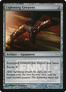 【ENG】【Foil】《稲妻のすね当て/Lightning Greaves》[FNM]