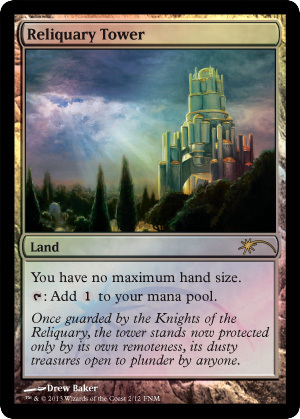 【ENG】【Foil】《聖遺の塔/Reliquary Tower》(2013年版)[FNM]