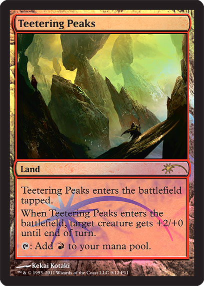 【ENG】【Foil】《ぐらつく峰/Teetering Peaks》[FNM]
