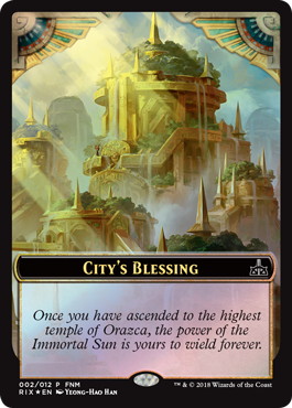 【ENG】【Foil】《都市の承認+エレメンタルトークン/City's Blessing+Elemental Token》[FNM]