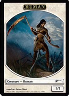 【ENG】《人間+狼トークン/Human+Wolf Token》[FNM]