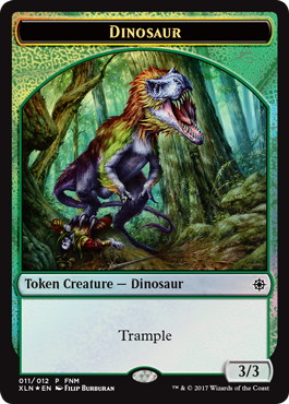【ENG】【Foil】《恐竜+宝物トークン/Dinosaur+Treasure Token》[FNM]