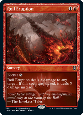 【ENG】【Foil】■プロモパック■《乱動の噴火/Roil Eruption》[ZNR]