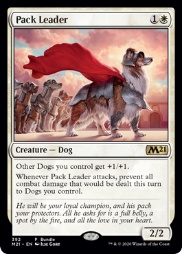 【ENG】【Foil】《群れを導くもの/Pack Leader》[Bundleプロモ]