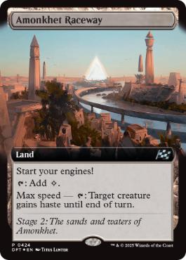 【ENG】【Foil】■拡張アート■《アモンケット・サーキット/Amonkhet Raceway》 [Bundleプロモ]