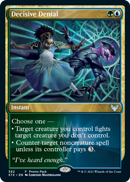 【ENG】【Foil】■プロモパック■《断固たる否定/Decisive Denial》[STX]