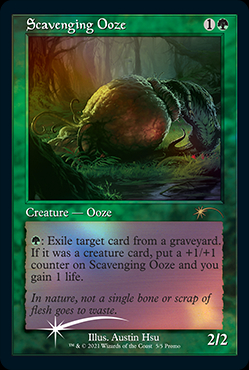 【ENG】【Foil】《漁る軟泥/Scavenging Ooze》[旧枠プロモ]