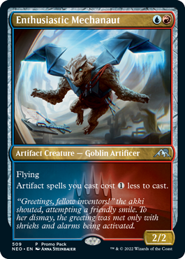 【ENG】【Foil】■プロモパック■《熱心なメカ乗り/Enthusiastic Mechanaut》[NEO]