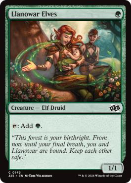 【ENG】《ラノワールのエルフ/Llanowar Elves》[J25]