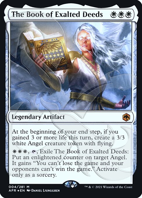 【ENG】【Foil】■アンパサンド■《高貴なる行いの書/The Book of Exalted Deeds》[AFR]