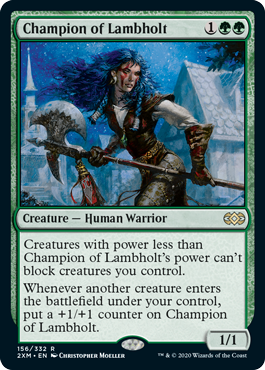 【ENG】【Foil】《ラムホルトの勇者/Champion of Lambholt》[2XM]