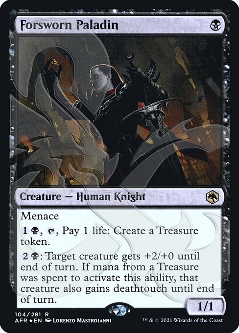 【ENG】【Foil】■アンパサンド■《偽りのパラディン/Forsworn Paladin》[AFR]