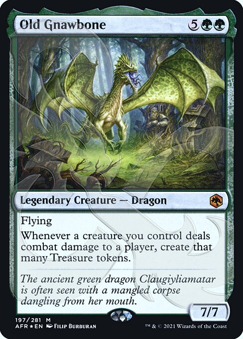 【ENG】【Foil】■アンパサンド■《年老いた骨齧り/Old Gnawbone》[AFR]