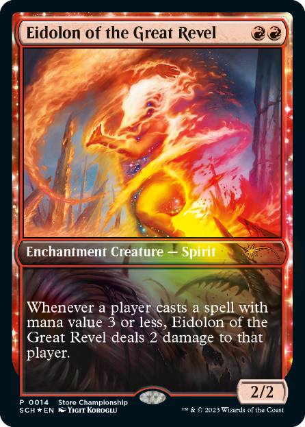 【ENG】【Foil】《大歓楽の幻霊/Eidolon of the Great Revel》[ストアチャンピオンシップ]