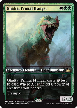 【ENG】【Foil】《原初の飢え、ガルタ/Ghalta, Primal Hunger》[ストアチャンピオンシップ]