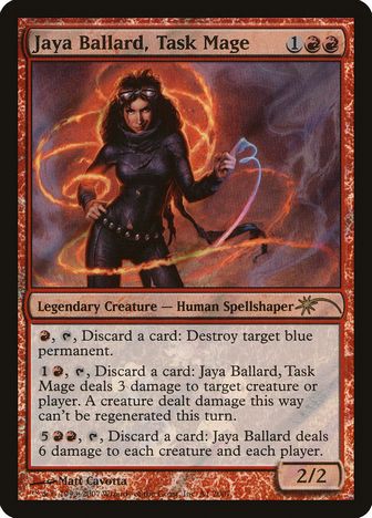 【ENG】【Foil】《特務魔道士ヤヤ・バラード/Jaya Ballard, Task Mage》リセールプロモ[流星マーク]