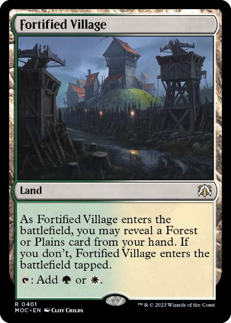 【ENG】《要塞化した村/Fortified Village》[MOC]