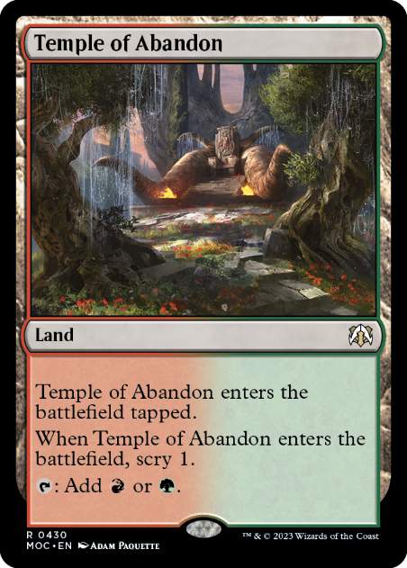 【ENG】《奔放の神殿/Temple of Abandon》[MOC]