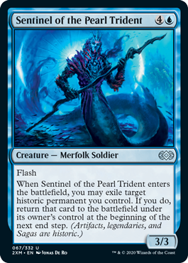 【ENG】【Foil】《真珠三叉矛の歩哨/Sentinel of the Pearl Trident》[2XM]